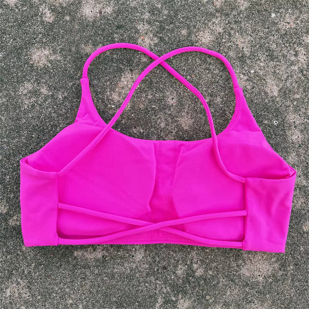 Training Women Fitness Bra Cross Back Yoga Underwear