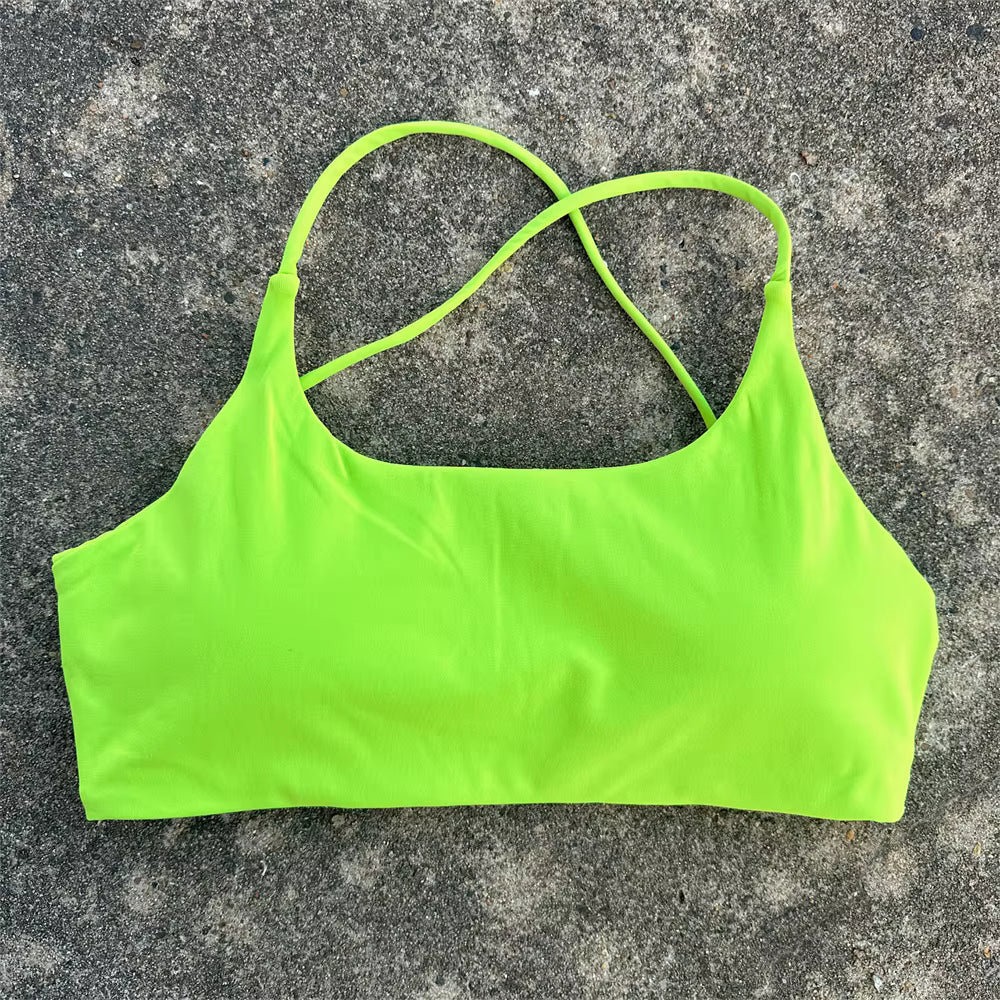 Training Women Fitness Bra Cross Back Yoga Underwear