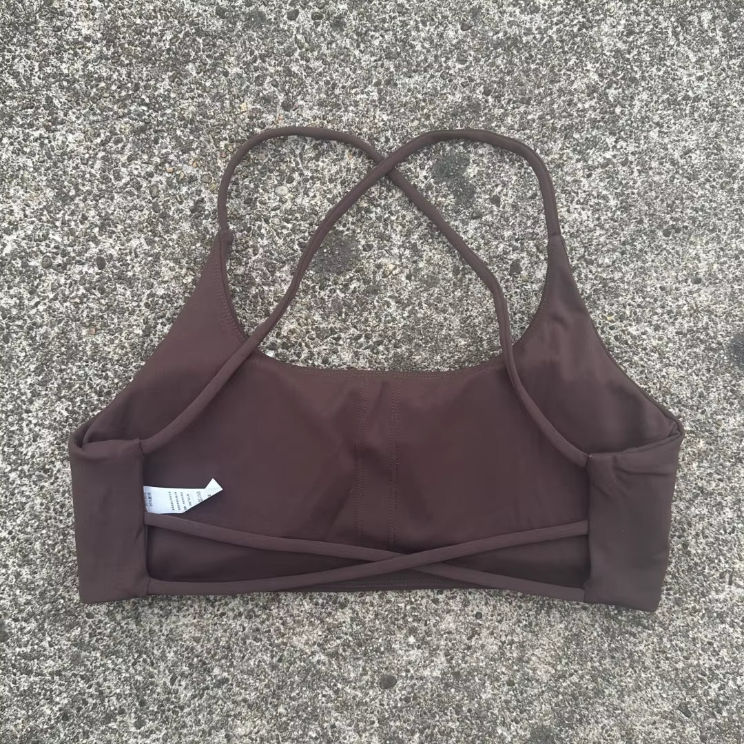 Training Women Fitness Bra Cross Back Yoga Underwear