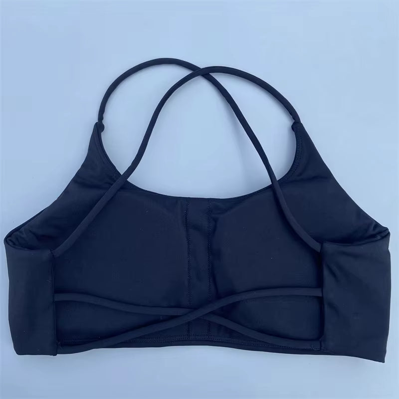 Training Women Fitness Bra Cross Back Yoga Underwear
